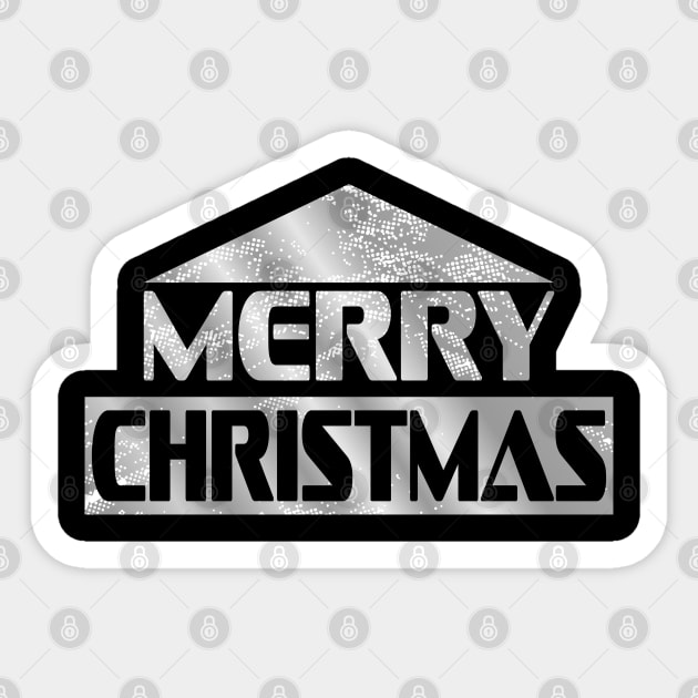 Christmas day silver sign Sticker by Aloenalone